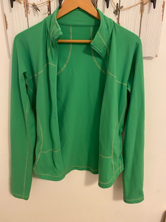 lululemon athletica Jackets & Blazers - Lululemon Green Athletic Zip-Up Jacket